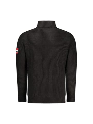 NORWAY 1963 Schwarz Acryl Herren Pullover