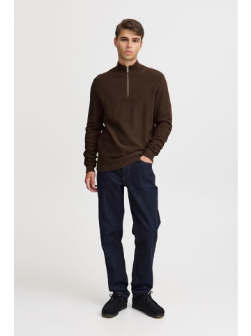 CASUAL FRIDAY Troyer CFKARL 0160 structured halfzip  knit 20505193 modischer Pullover in Braun