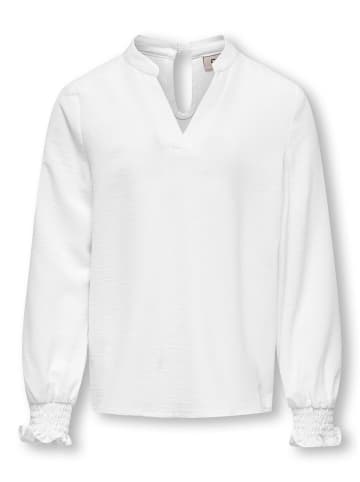 KIDS ONLY Gesmoktes Top in White