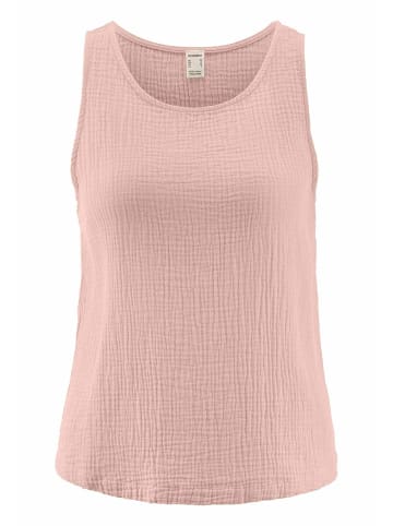 Hessnatur Musselin Top in cremerosa