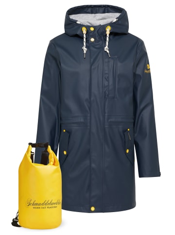 Schmuddelwedda Mantel + Tagesrucksack - Set in Marine