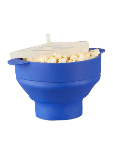 relaxdays Popcorn Maker in Blau
