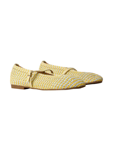 Findlay Flache Ballerinas mit Riemchen Gelb