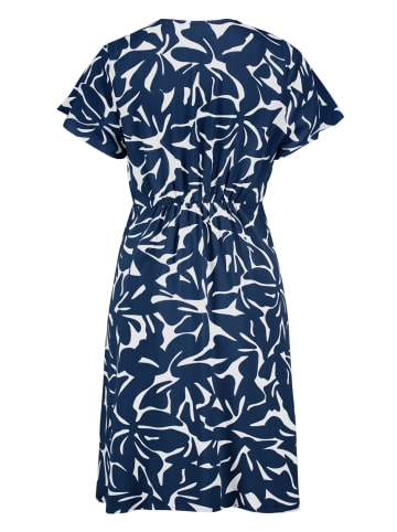 Zero  Minikleid mit Print. in Blue/Cream