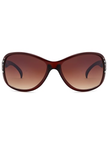 styleBREAKER Sonnenbrille in Braun / Braun Verlauf