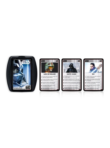 Winning Moves Top Trumps Quiz - Star Wars Ratespiel in blau