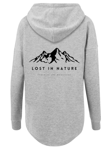 F4NT4STIC Oversized Hoodie Lost in nature in grau