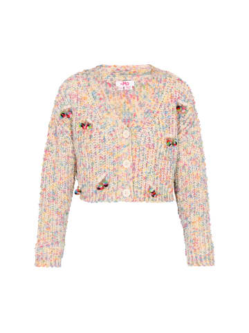 myMo Cardigan in white multicolor