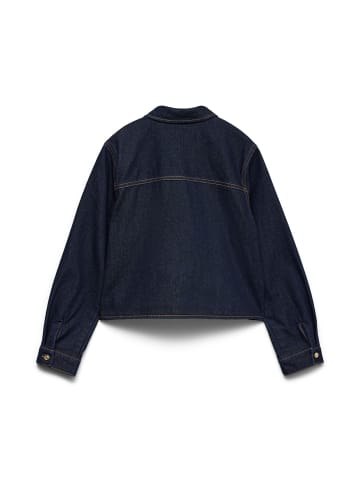 Vero Moda Jeanshemd in Dark Blue Denim