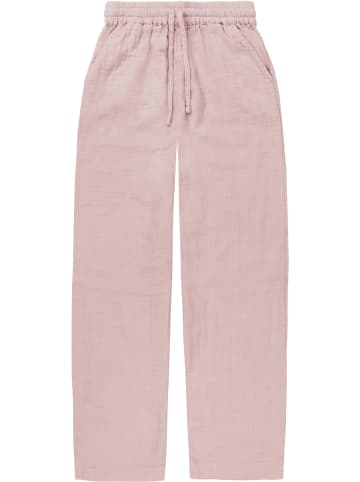 Janice Damen Musselin Hemdbluse mit langer Hose in Rosa