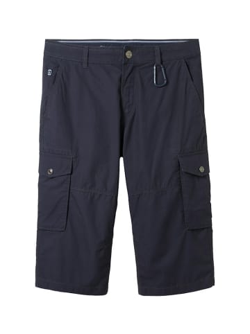 Tom Tailor Short in navy geometric structure