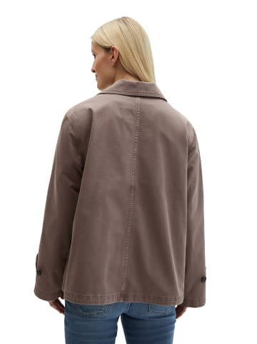 Marc O'Polo Cabanjacke relaxed garment-dyed in Chalky Brown