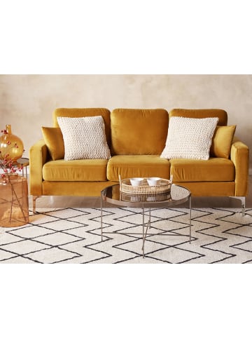 Beliani 2er-Set Dekokissen OXALIS in Beige