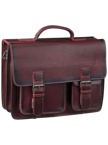 Greenburry Aktentasche Buffalo 1128 Mappe XXL in Red