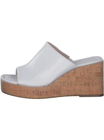 Tamaris Plateau-Pantoletten in white