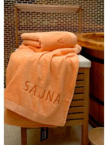 Grace Grand Spa Sauna Liegetuch in Orange