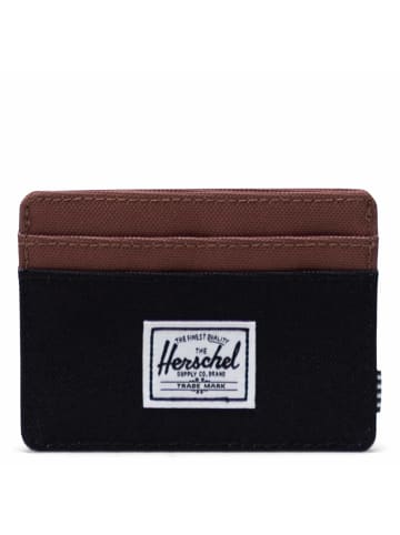 Herschel Charlie - Kreditkartenetui 4cc 10 cm RFID in schwarz