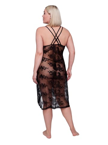 Ulla Popken Négligé in schwarz