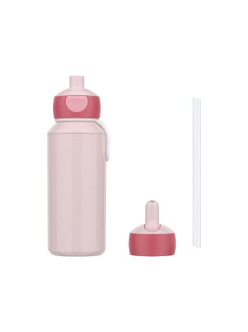 Mepal Pop-Up Trinkflasche + Flip-Up Ersatzdeckel Campus 400 ml in Cool Pink