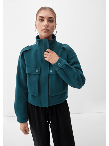 QS Outdoor Jacke langarm in Petrol