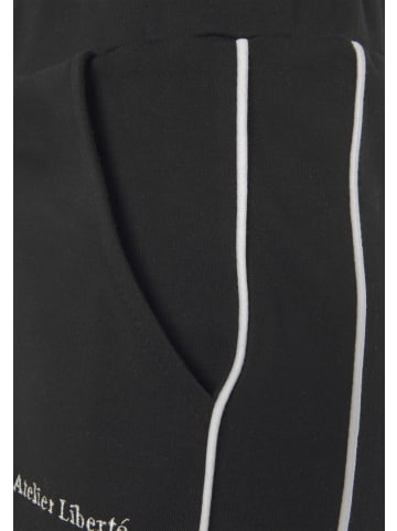 LASCANA Loungehose in schwarz