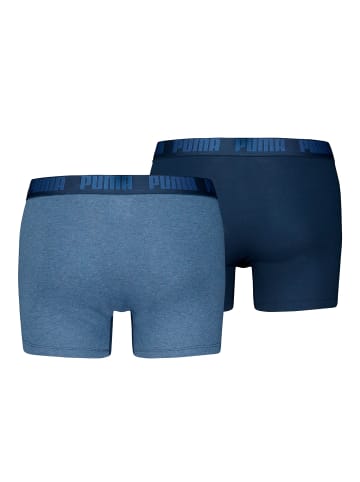 Puma Boxershort 2er Pack in Blau Denim