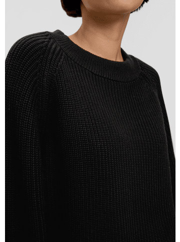 s.Oliver Strickpullover langarm in Schwarz