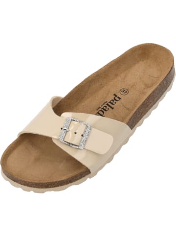 Palado Pantoletten Malta Lack SQS in Beige