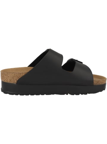 Papillio Sandale Arizona Flex Platform Birko-Flor schmal in schwarz