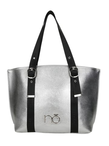 Nobo Bags Shopper Shiny in silver coloured