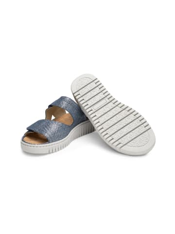 VITAFORM Veloursleder Pantoletten in marine