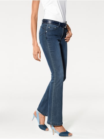 Heine Bootcut-Jeans in blue denim