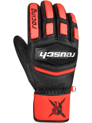 Reusch Fingerhandschuhe Worldcup Warrior Team in 7809 black / fluo red