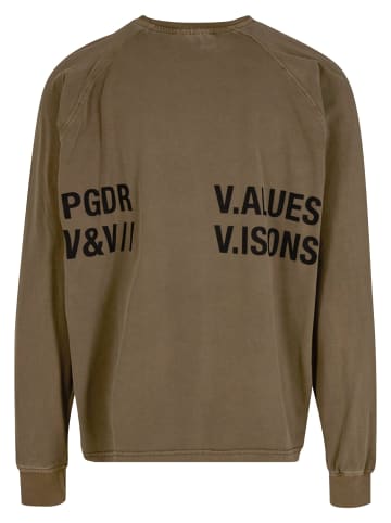 PEGADOR PEGADOR PEGADOR Colt Oversized Raglan Longsleeves in vintage faded olive