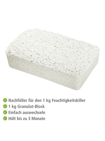 Wenko Feuchtigkeitskiller 1 kg Nachfüllpack 6er Set in Weiß