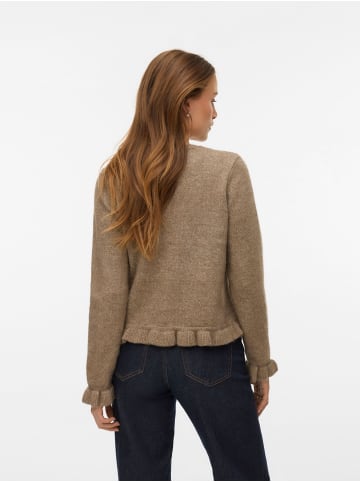 Vero Moda Strickjacke in Steel Gray