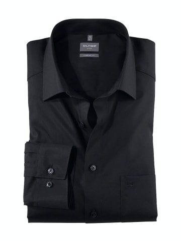 OLYMP  Hemd Luxor comfort fit in Schwarz