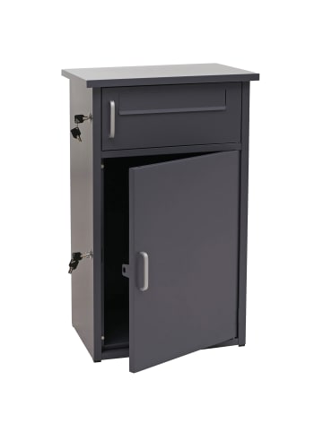 MCW Paketkasten O51 mit 2 Fächern, Dunkelgrau