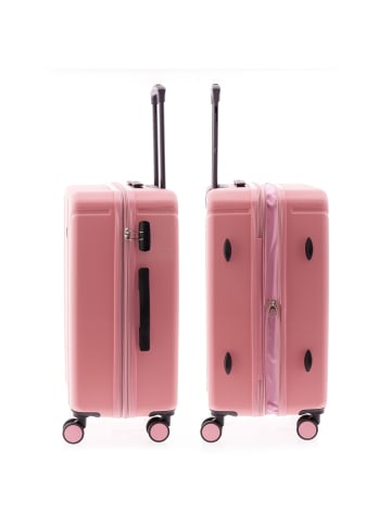 Gladiator 2900 4 Rollen Trolley M 67 cm mit Dehnfalte pink
