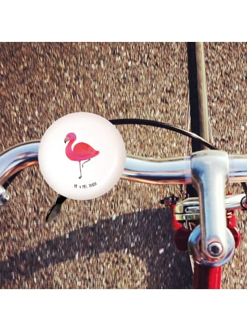 Mr. & Mrs. Panda Fahrrad-Glocke Flamingo Classic ohne Spruch in Weiß