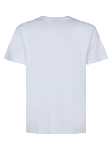 Petrol Industries Bedrucktes T-Shirt Große Größen Galaxia in Weiß