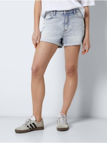 Noisy may Shorts Kurze Denim Hot Pants Bermuda Jeansshorts in Hellblau