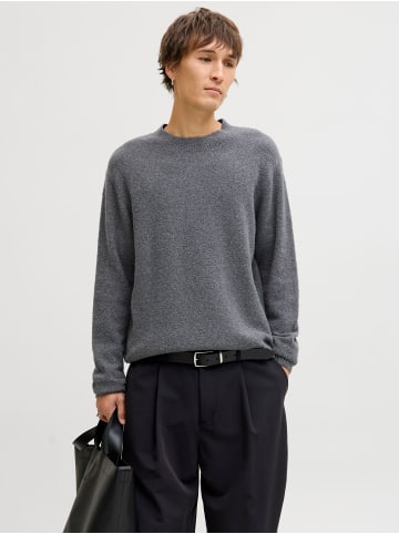 Jack & Jones Gestricktes Polo in Grey Melange 1