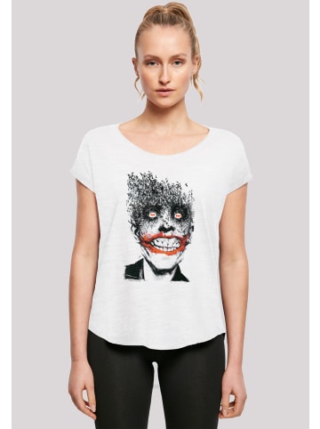 F4NT4STIC Long Cut T-Shirt Batman The Joker Bats in weiß