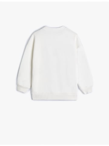 KOTON Sweatshirt in Weiß