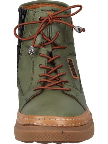 manitu Freizeit Stiefel, Freizeit Stiefeletten, Schnürstiefeletten in grün