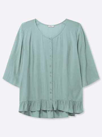 sheego Bluse in kalkmint