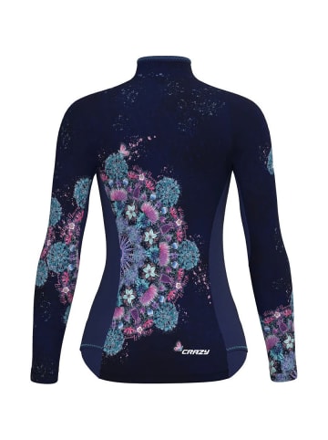 Crazy Fleecejacke in blau