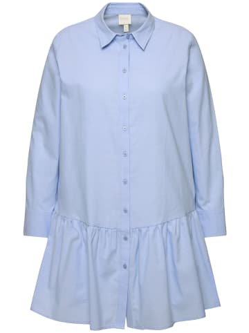 Ulla Popken Hemdbluse in himmelblau