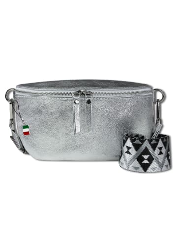 Florence Florence Gürteltasche Leder silber, mehrfarbig ca. 25cm breit